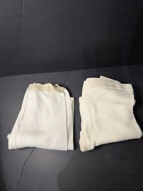 Hanes & Fruit Of The Loom Thermal Long John’s Vintage Size M Lot Of  2